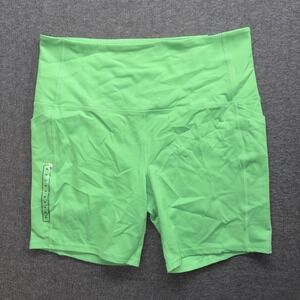 DSG Women's XL 7" Momentum Ultra High Rise Bike Short Slime Green DAW12302 NWT
